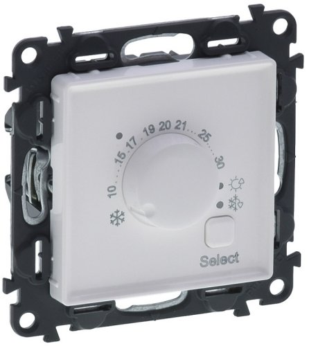 Терморегулятор механический с датчиком без рамки Legrand Valena Life 0С +30С белый фото Терморегулятор механический с датчиком без рамки Legrand Valena Life 0С +30С белый картинка